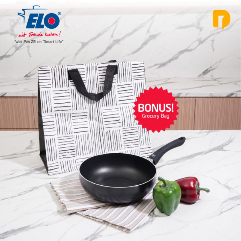 Elo - wajan - Wok pan 24 cm dan 28 cm