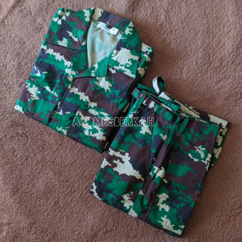 SERAGAM PDL RAIDER/BAJU SETELAN RAIDER JATAH TNI