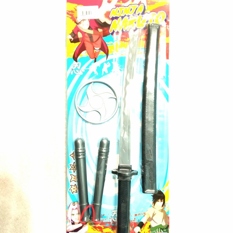 Mainan samurai anak warrior ninja naruto sword panjang katana 0911 DP