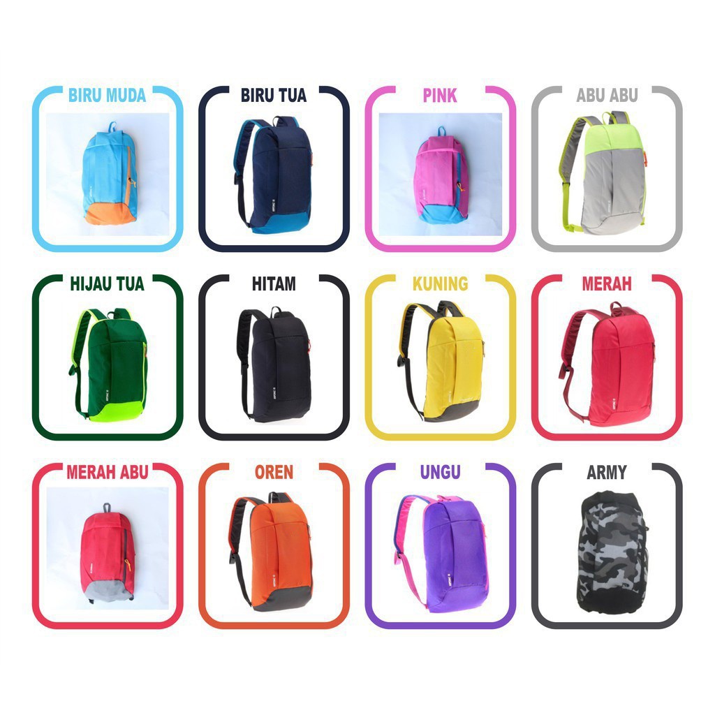 ☛TK☚ TAS RANSEL WANITA PRIA BACKPACK TAS PUNGGUNG IMPORT MURAH COD P070