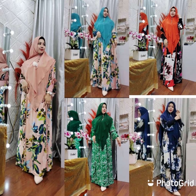 Dress Afshari Part 1 Atasan Jersi High quality Korea