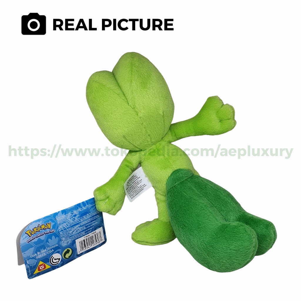 Treecko ORIGINAL TOMY Pokemon plush boneka mainan koleksi asli brand new TOMY USA