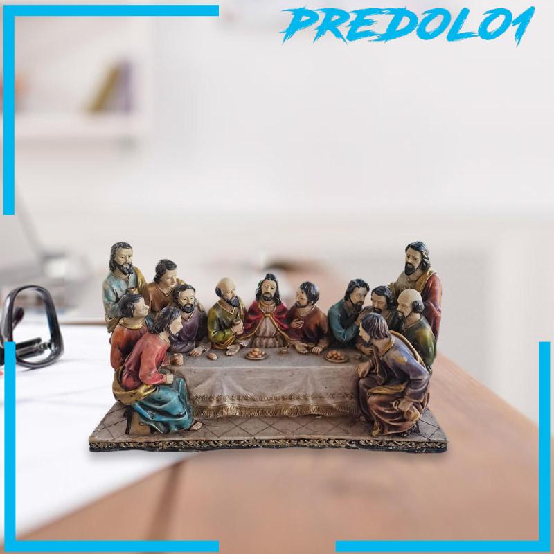 (Predolo1) Patung Resin The Last Supper Untuk Dekorasi Kamar Tidur