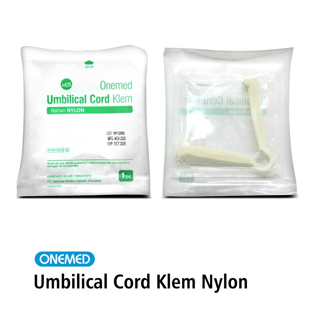 Klem Tali Pusar Umbilical Cord Nilon OneMed Pcs OJ2