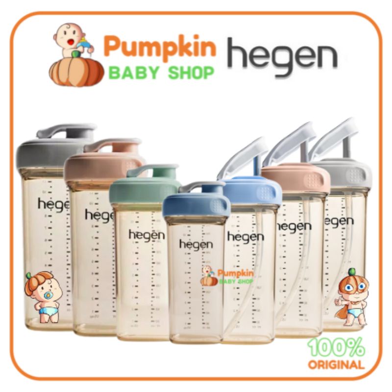 Hegen Drinking Bottle PPSU 330ml / All Rounder Crown Cup Bottle PPSU