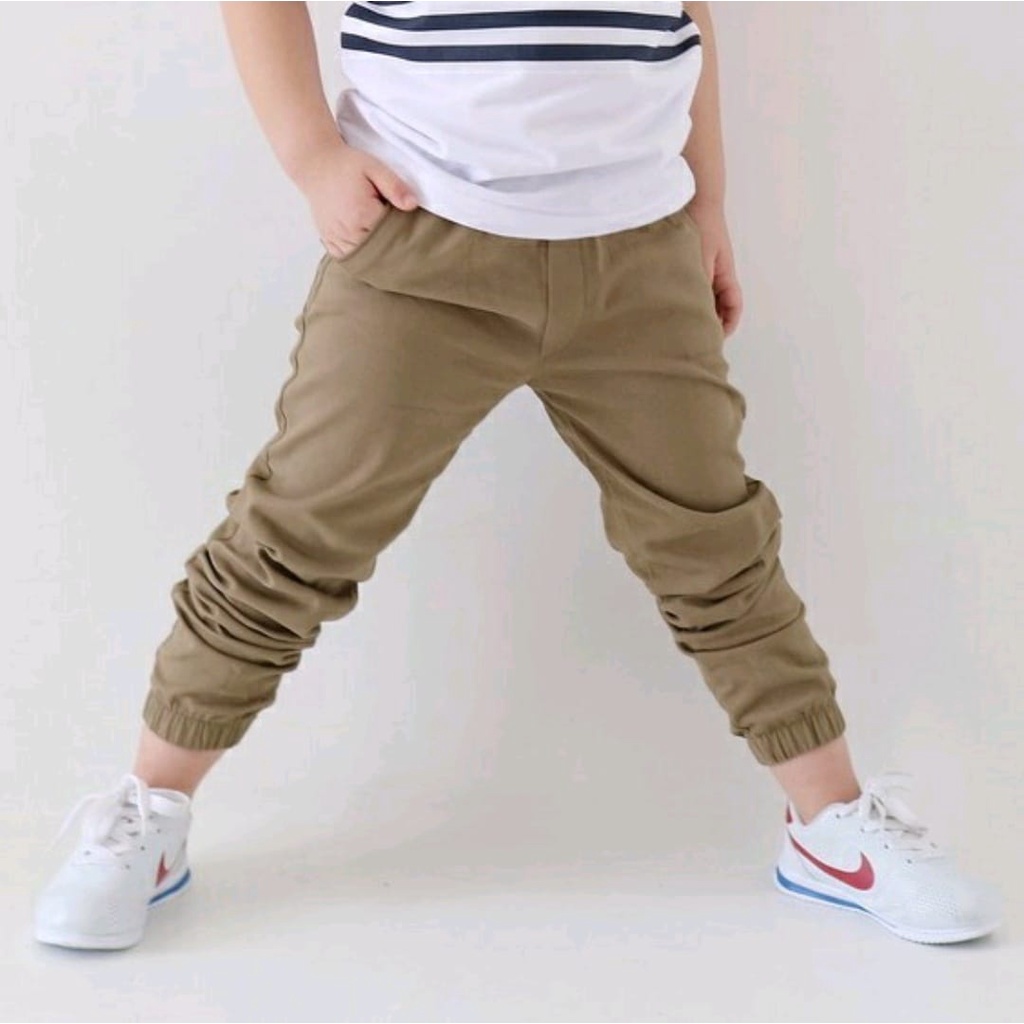 (COD) Celana Jogger Cino Anak Premium Usia 1-9 Tahun-1
