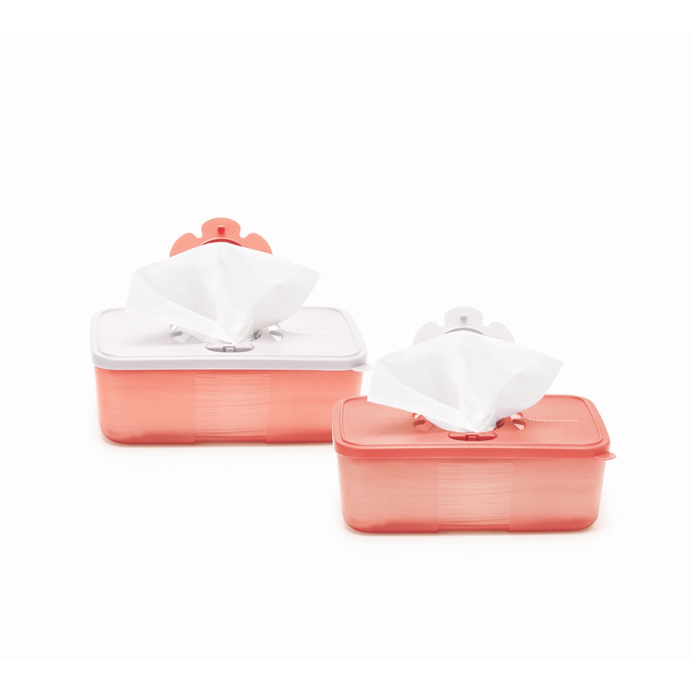 TISSUE BOX (2) Tempat Tisu Original by Tupperware