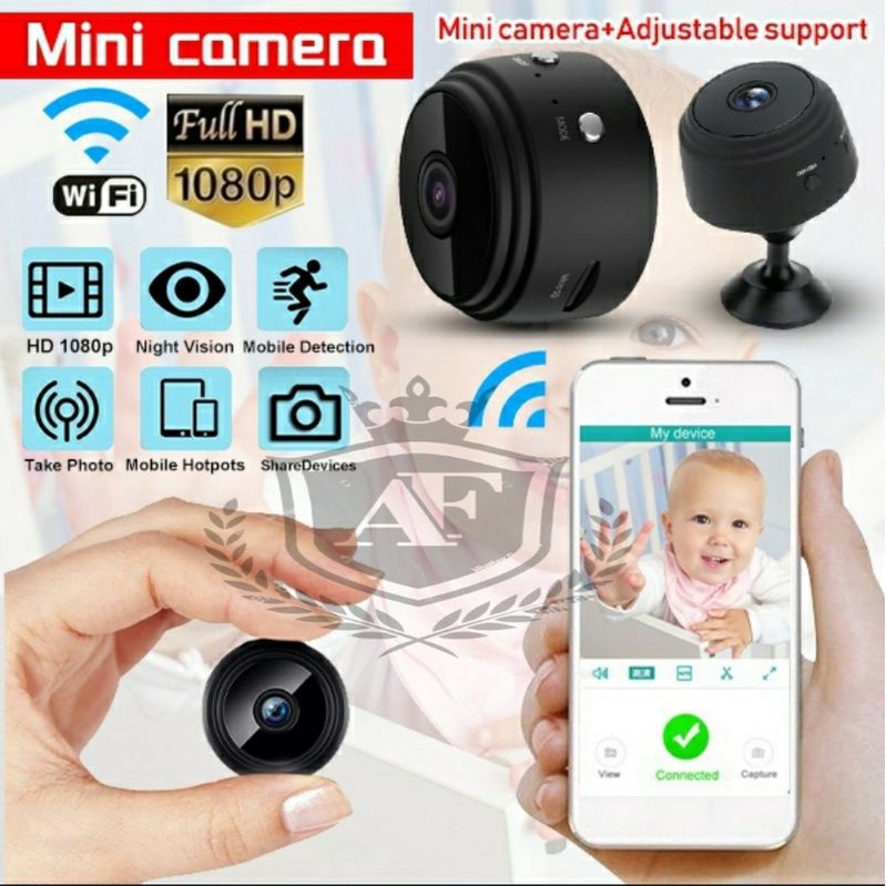 IP Cam A9 Mini Spy WiFi HD 5MP Smart CCTV Wireless Camera Pengintai