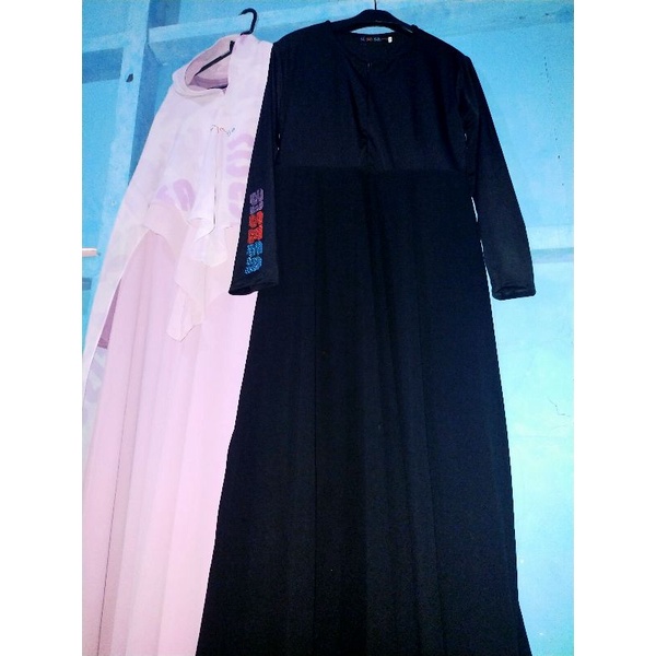 gamis sisesa syari sisesa swarovski besar full