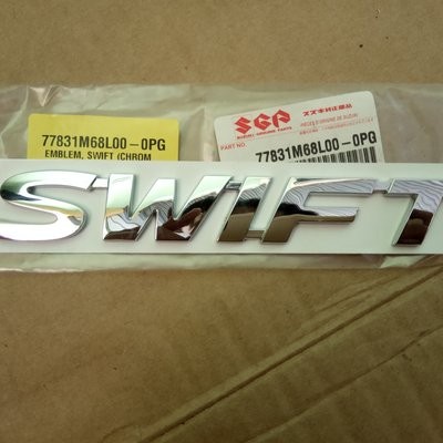 Emblem Logo &quot;Swift&quot; Suzuki Swift ASLI SGP!