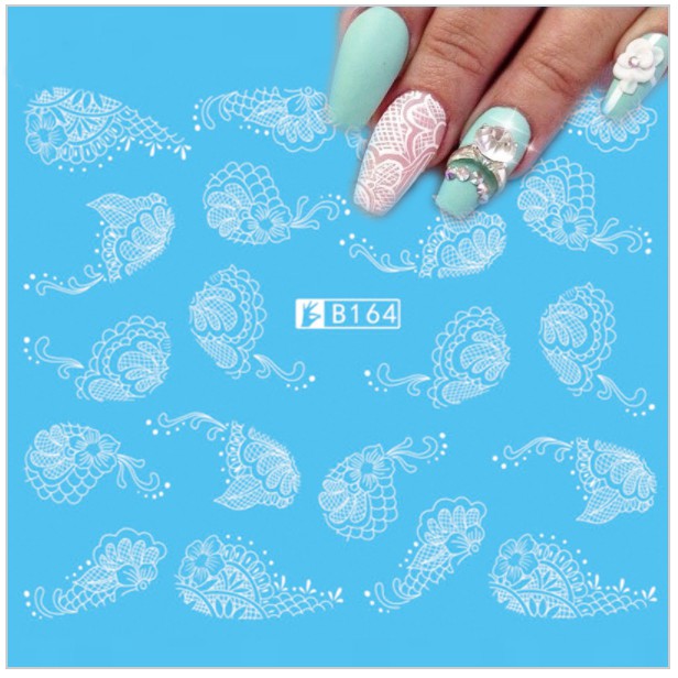 nail Art Water Transfer Flower Bunga Florist