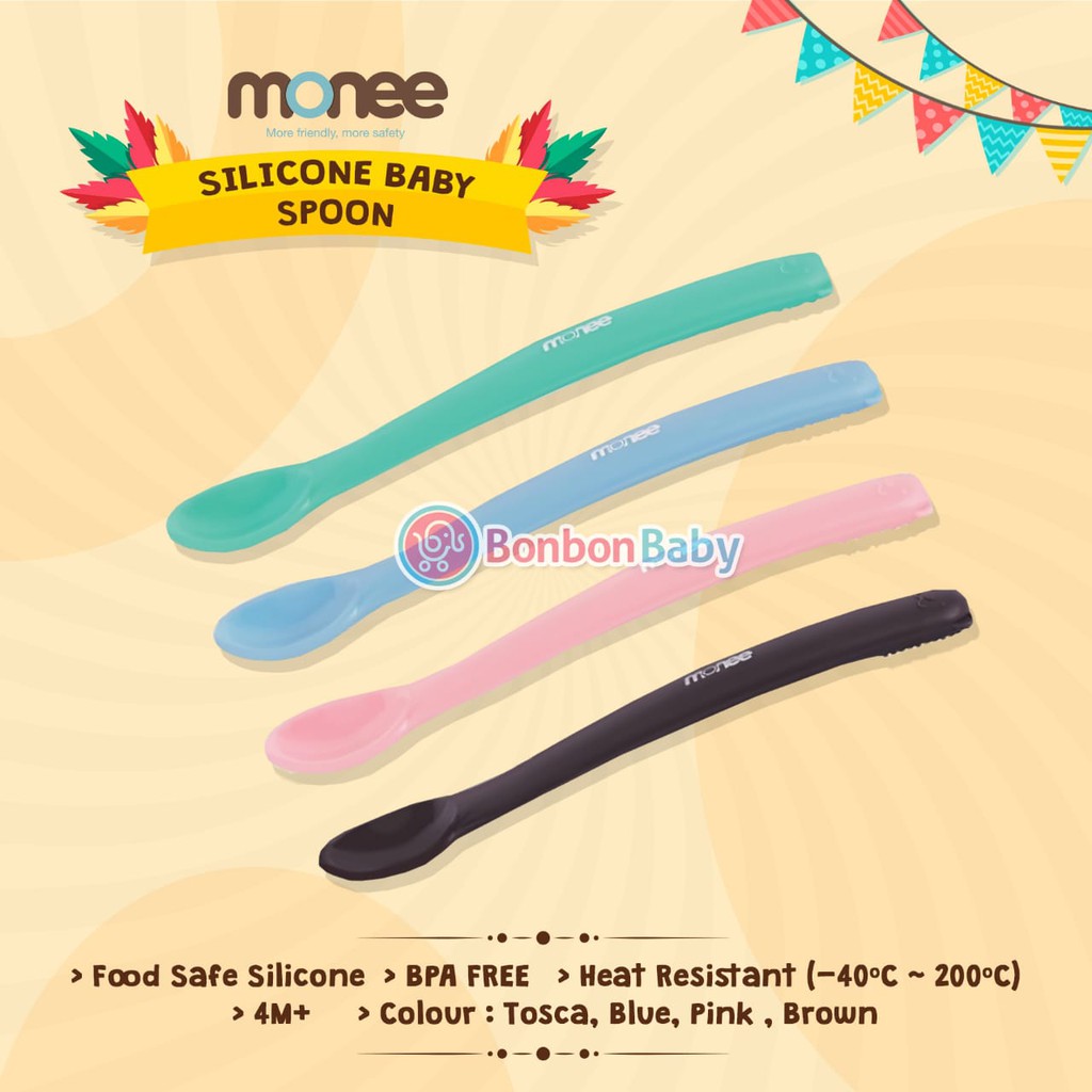 Monee Silicone Baby Spoon