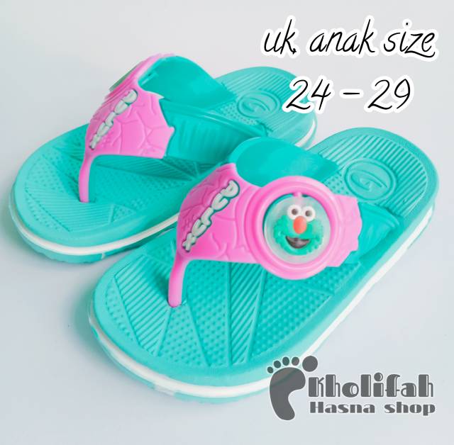 Sandal jepit anak elmo DULUX 293D-1 24-29