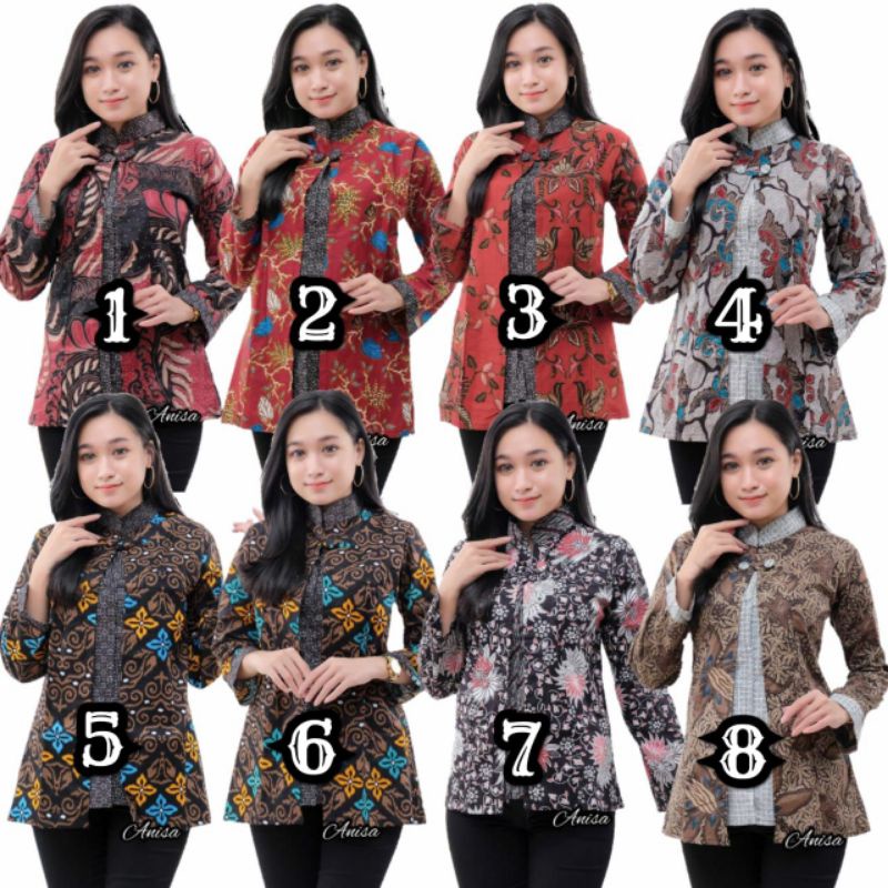 Batik Wanita Kekinian Blouse Batik Bolero Batik Kombinasi