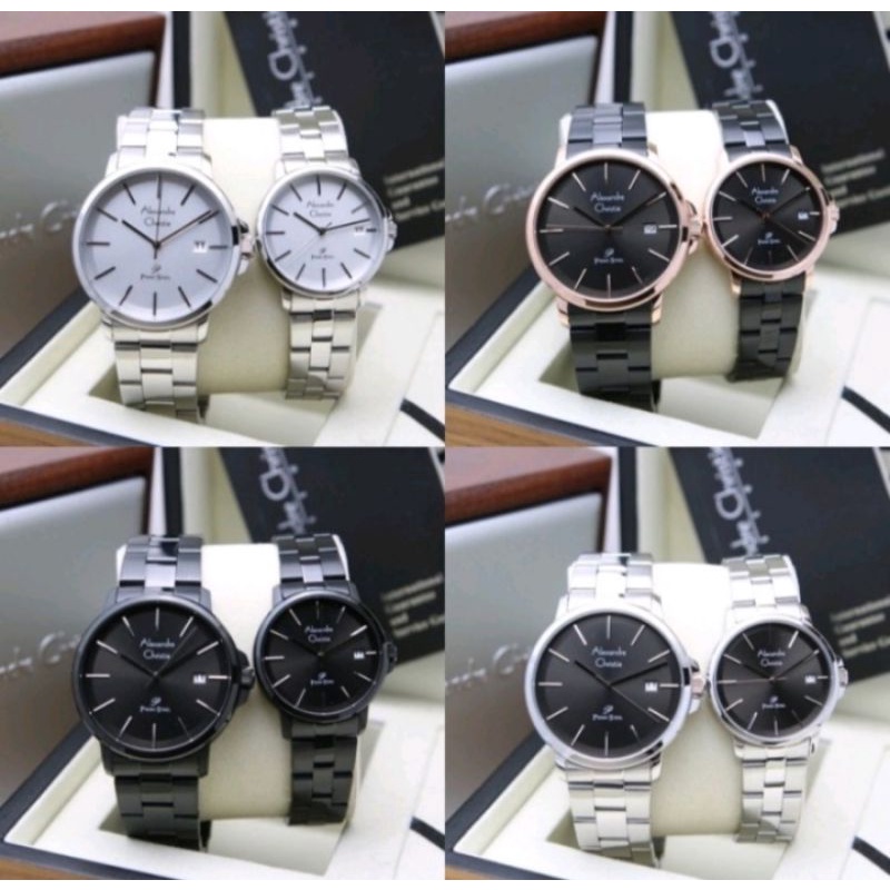 Original Alexandre christie Jam Pria Wanita Pasangan Ac 1032/ ac1032