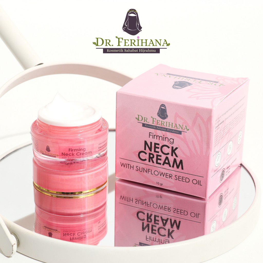 Dr. Ferihana Firming Neck Cream Mencerahkan &amp; Menghilangkan Lipatan Leher Skincare Original BPOM