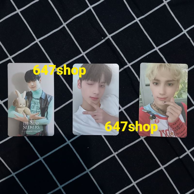 OFFICIAL PHOTOCARD TXT SOOBIN HUENINGKAI PC - THE CHAOS CHAPTER : FIGHT OR ESCAPE - MINISODE 2 : THU