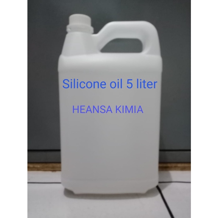 {duniastore} Silicone Silicon Oil Minyak Silikon Pelumas Treadmill 5 LITER - 1000 CPS Diskon