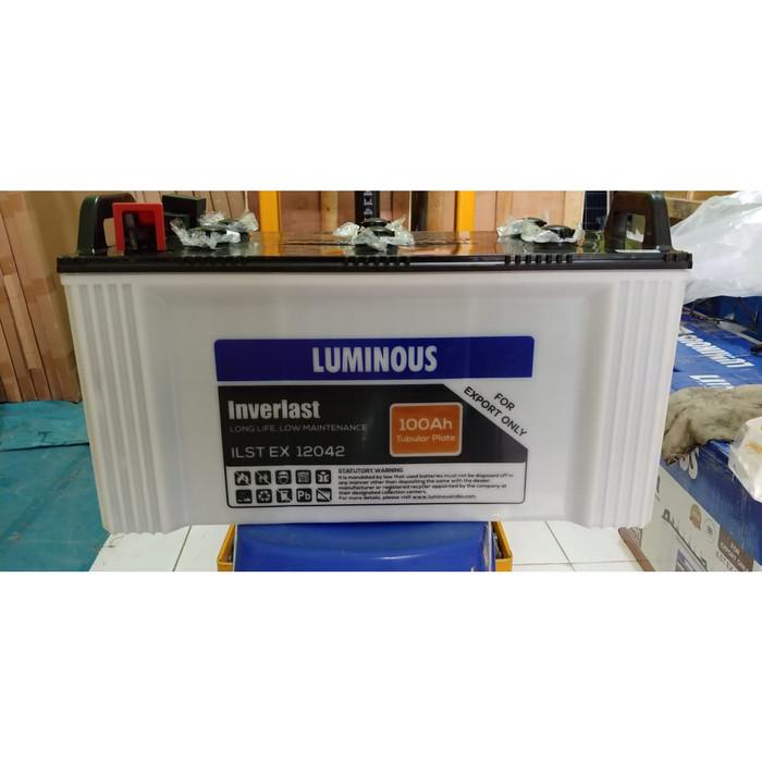 Aki Baterai Deep Cycle Luminous Tall Tubular 12V 12 V 100Ah 100 Ah