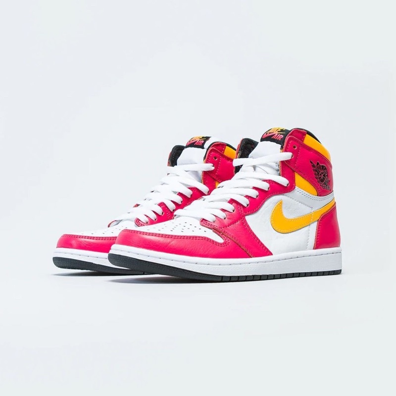 red orange jordan 1