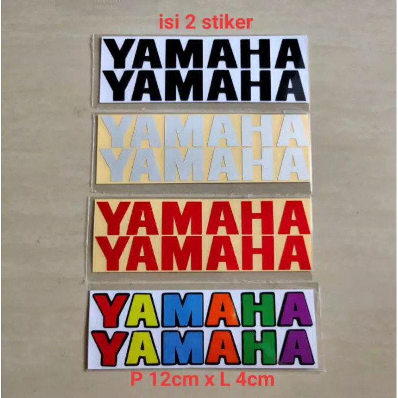 stiker cutting YAMAHA isi 4 THAILAND THAILOOK MOTHAI kualitas terbaik  TER MURAH