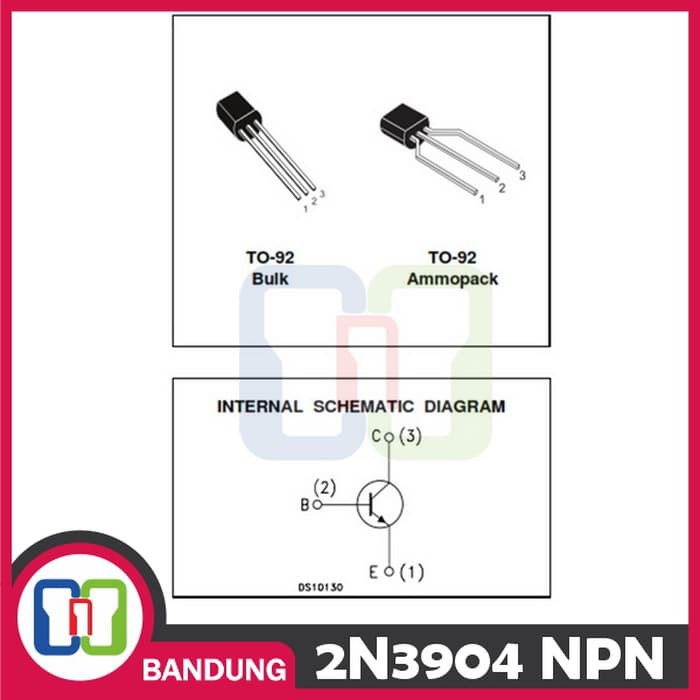 2N3904 TO 92 200MA SMALL SIGNAL NPN TRANSISTOR