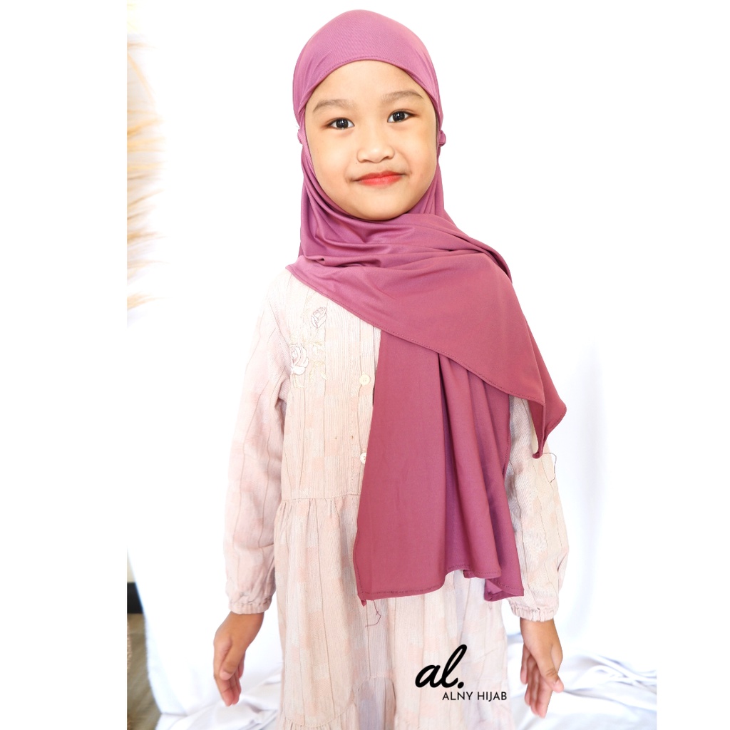 Pashmina Zahra / Hijab Instan Anak Pashmina Karet