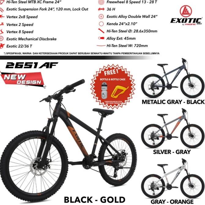 Sepeda Gunung / Mtb 24 Exotic Et-2651 Af Goriandriko