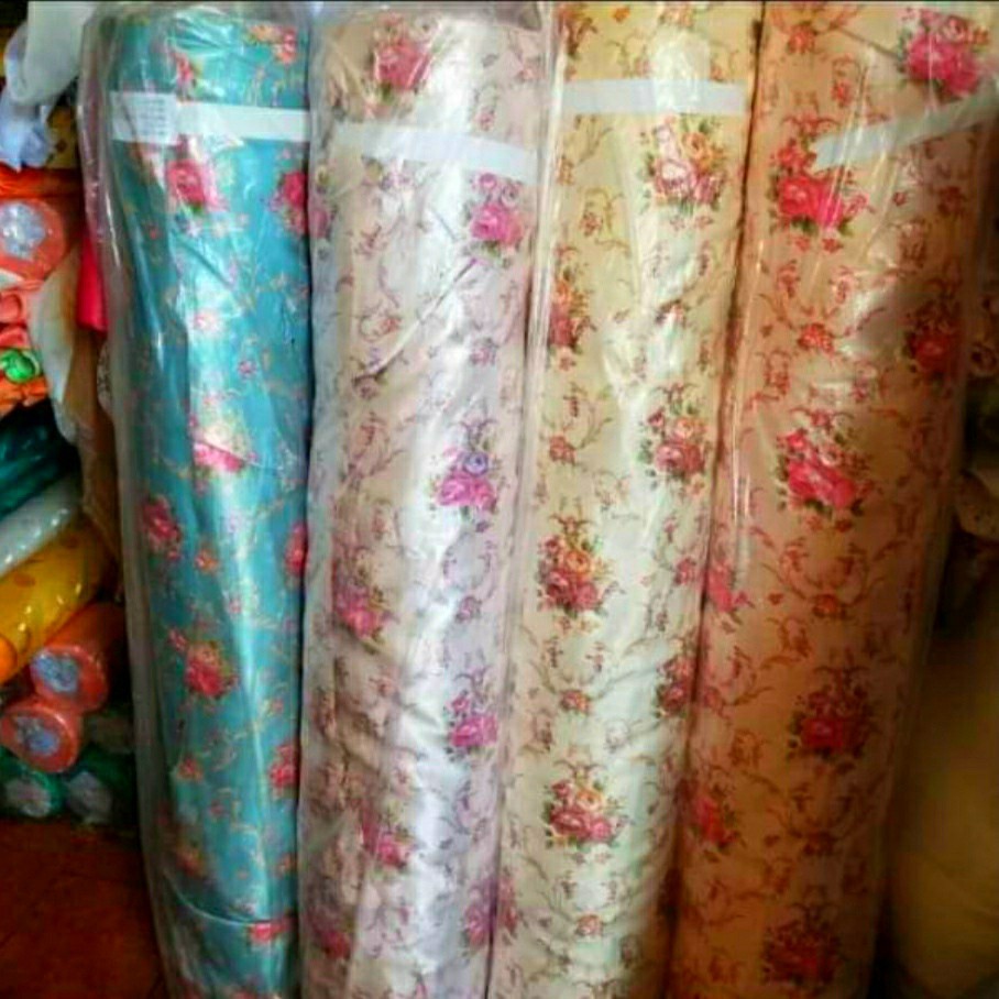 Gorden Blackout Shabby 150 x 250 cm Tinggi 2.5 meter Hordeng Jendela Pintu Tirai Bunga Minimalis