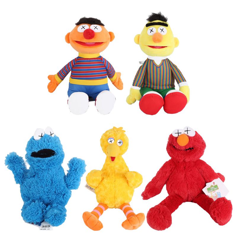 30/50cm Sesame Street Plush Doll Toys Elmo Ernie Bert Figures Soft Birthday Gift