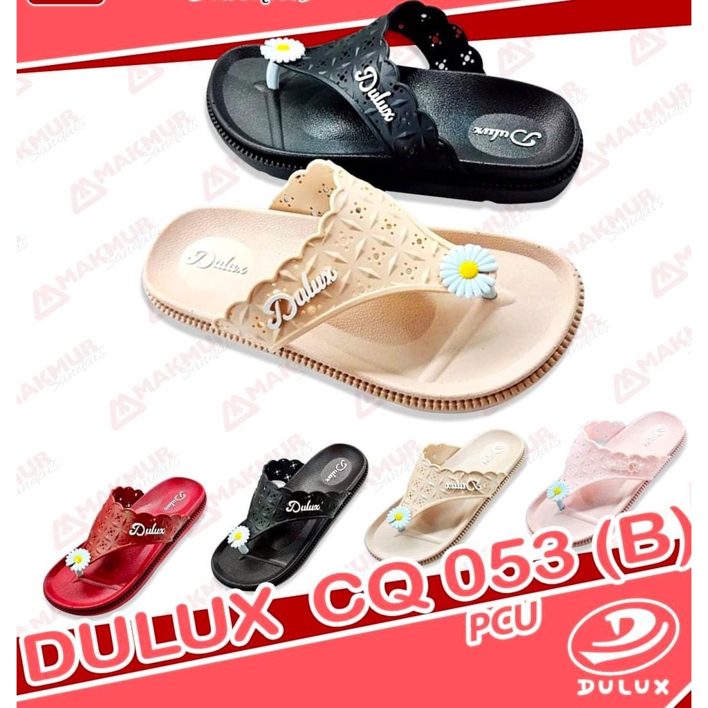 Sandal Dulux Wanita Jepit Bunga Bagus Murah Terbaru