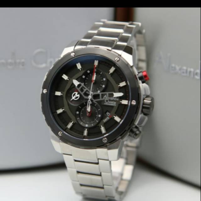 Jam pria Alexandre christie AC6530 silver