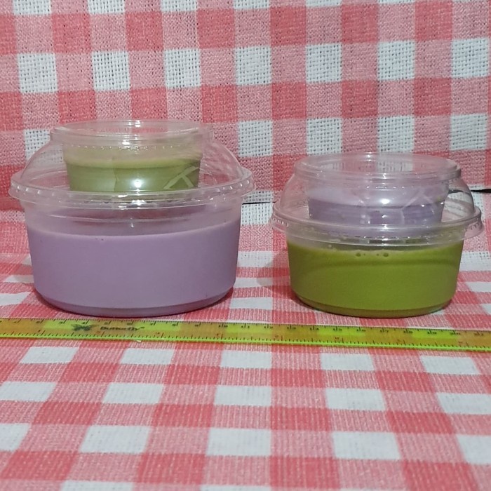 FFf Cup Puding 3 In 1 Small (200Ml+3Oz) / Cup Puding + Cup Vla + Tutup 51W1Gr