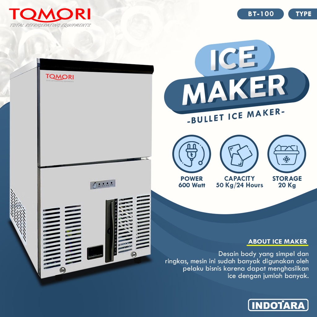 Mesin Pembuat Es Bullet / TOMORI BULLET ICE MAKER BT100