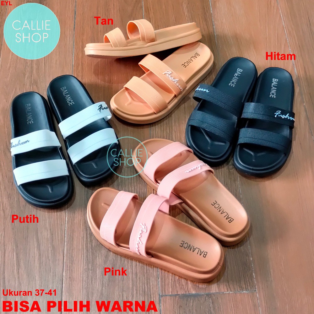 Sandal Balance 840 1 Sandal Jelly Wedges Wanita BAN2FUSHUN