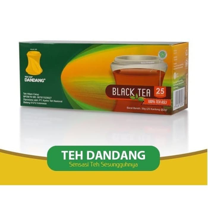 

Cap Dandang 25 Celup BLACK TEA (Ilham Berkah Mart)