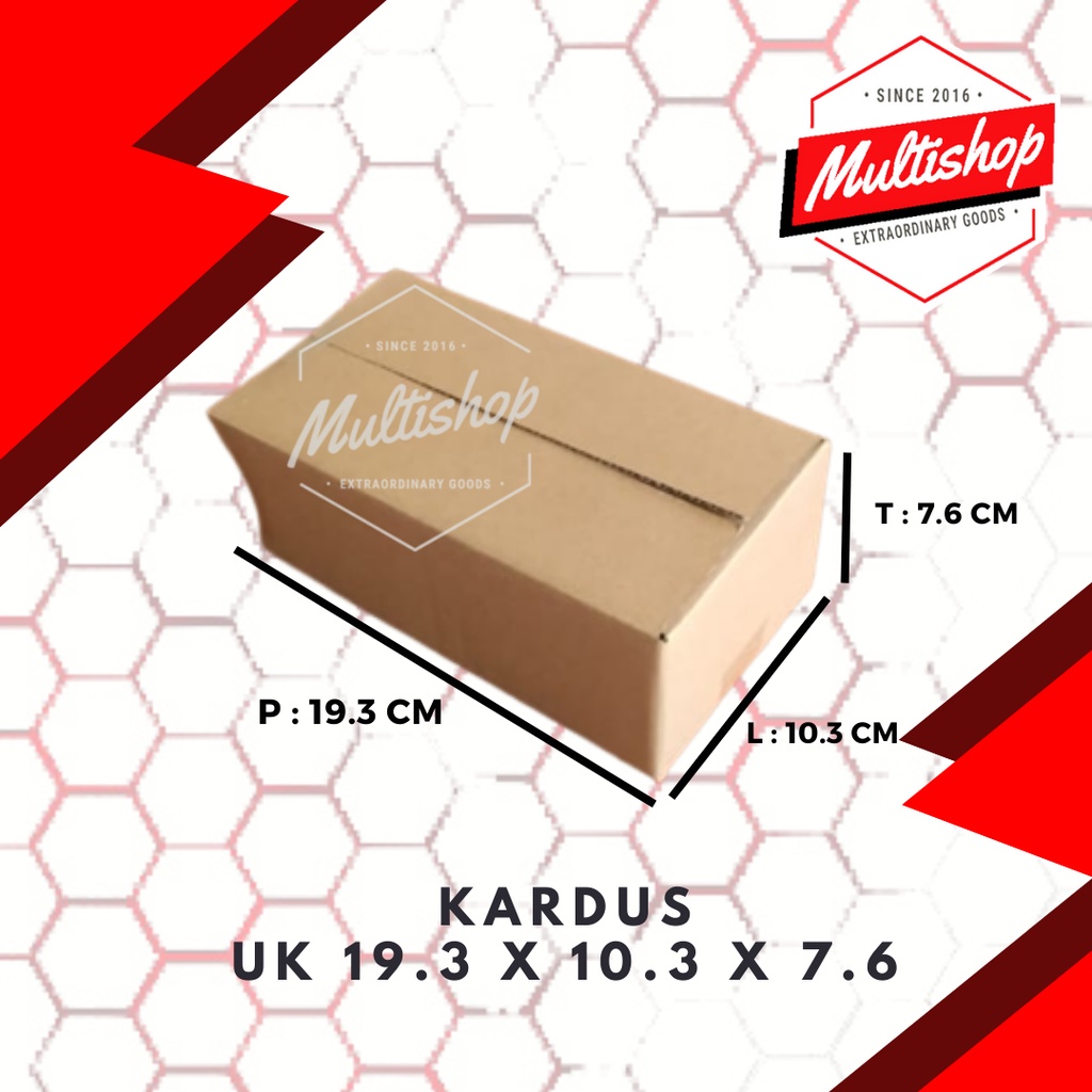 

Kardus Packing 19.3x10.3x7.6 cm|19x10x8 |19 x 10 x 8 | Kotak Packaging