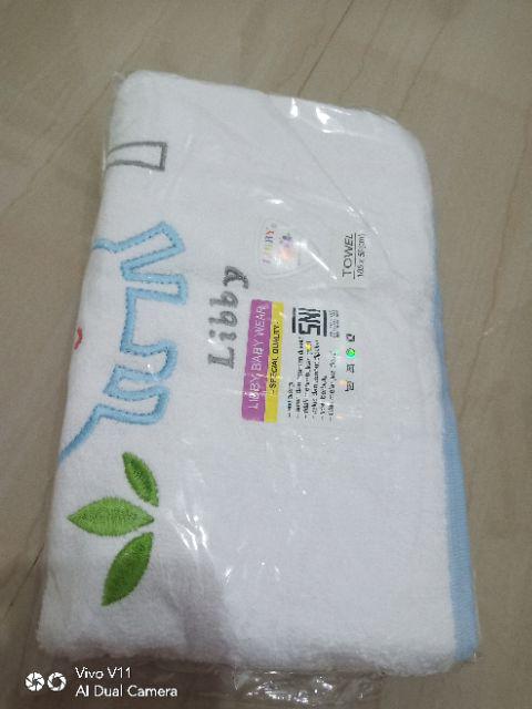 Promo 8.8 Handuk Putih Libby 105 X 50 Cm