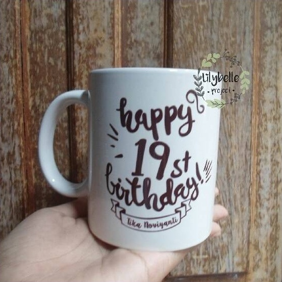 Mug Custom Kado Ulangtahun Unik Hadiah Ulangtahun Lucu Birthday Gift  Birthday Gift Kado ulang tahun