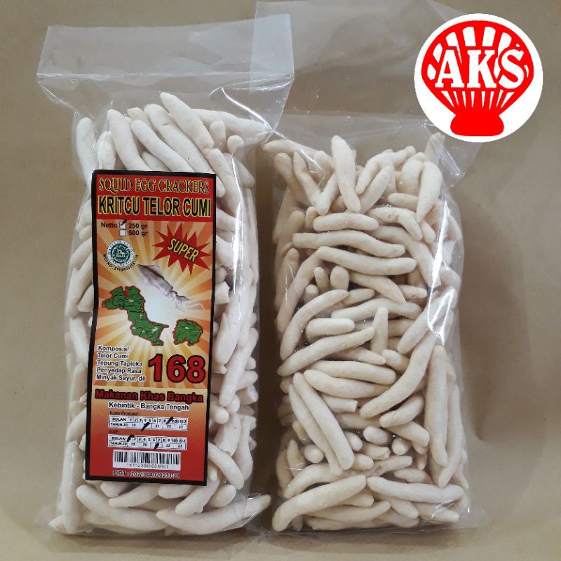 

Kricu cap 168 (250gr) Makanan Khas Bangka Akwet Snack