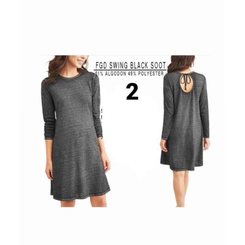 Faded Glory Burnout Swing Dress