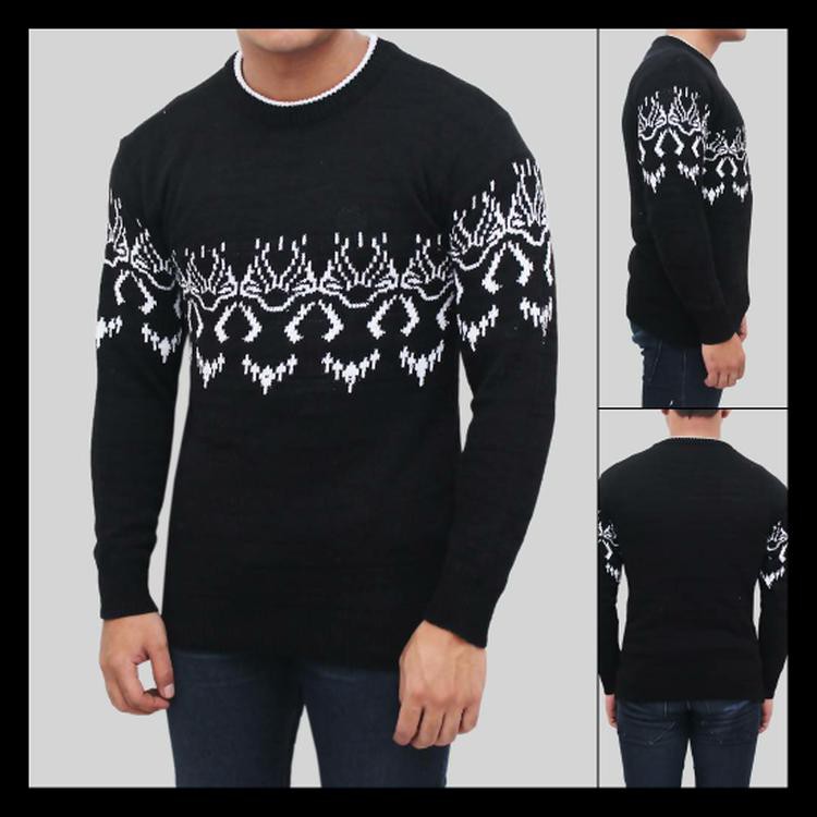 MYAGEN - SWEATER RAJUT BLACK PANTHER TRIBAL 7 GET BEST SELLER