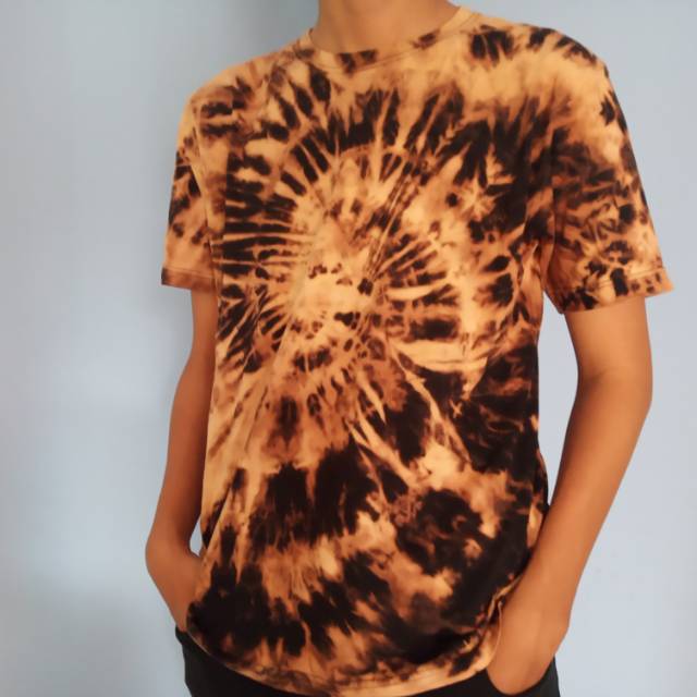 

TIE DYE BLACK BROWN ~ PASTEL SPIRAL