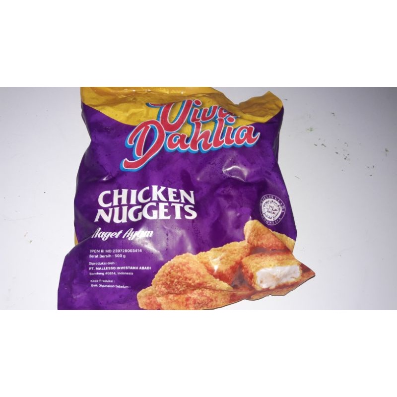 

CHICKEN NUGGETS DARI VIVA DAHLIA UKURAN 500GRAM ENAK RENYAH DAN MURAH