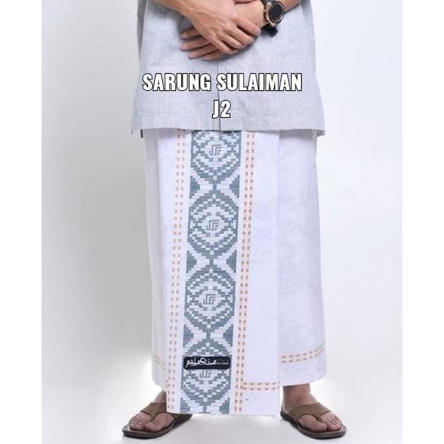 :>:>:>:>] Rabbani Sarung Palestine Sulaiman J2 Putih Motif Palestina Terbaru