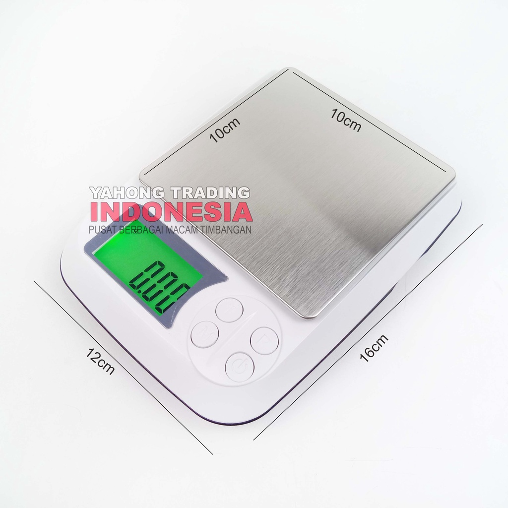 Timbangan Digital Dapur Bubuk Obat Pocket Scale DM.3 500g 0.01g