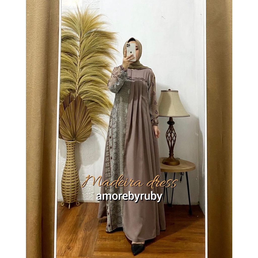 Baju Muslim Wanita Premium Dress New Madeira Amore GWNZ26