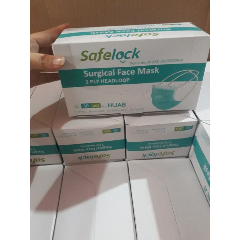 masker 3 ply safelock