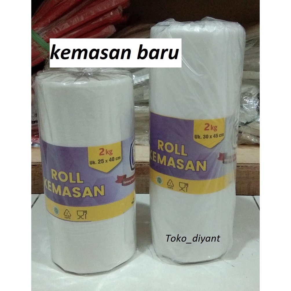 HD Roll Panca Budi/Plastik Buah/Kantong Sayur/Plastik Fotokopi/Plastik HD Rol 25x40 30x45