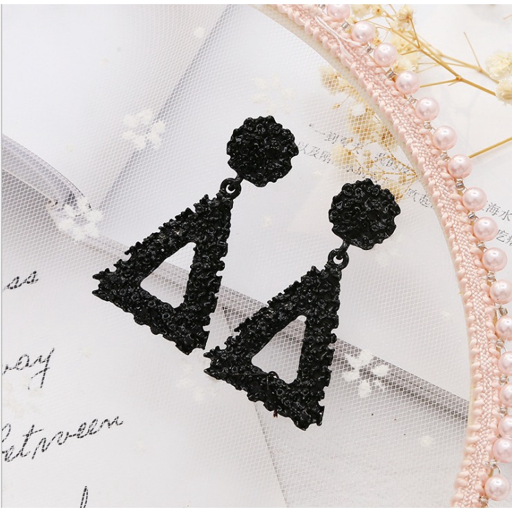 OSM - F629 Anting Ala Korea Segitiga / Anting Paduan Segitiga Anting / Aksesoris Fashion-4